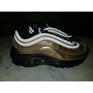 Nike Air Max 97 CT1176-900 Women's Running Shoes Metallic Red Bronze Gold Size 6